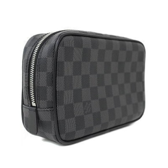 Louis Vuitton Damier Graphite Black Truss Toilette PM Travel Pouch - Picture 2 of 5
